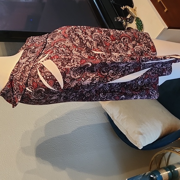 Simply Irresistible Paisley Cardigan 2 Button, Peter Pan Collar NWT - Picture 6 of 10